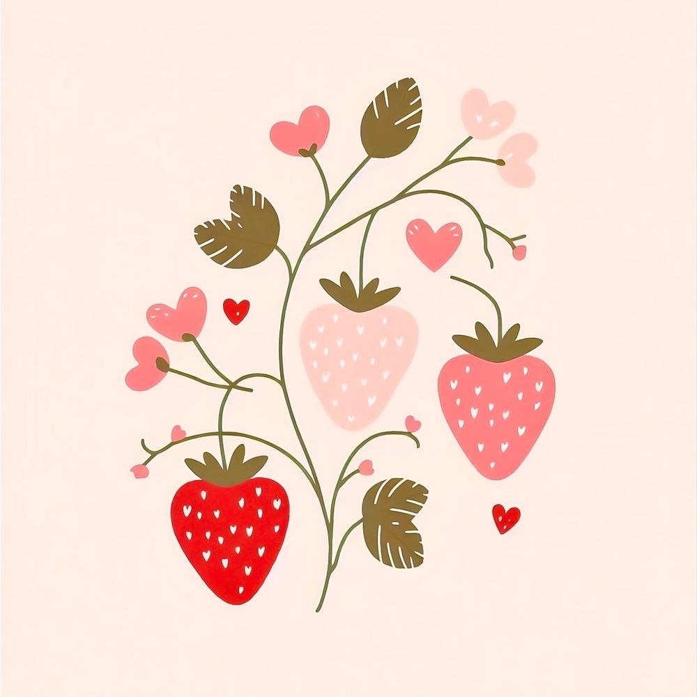 Strawberries Print